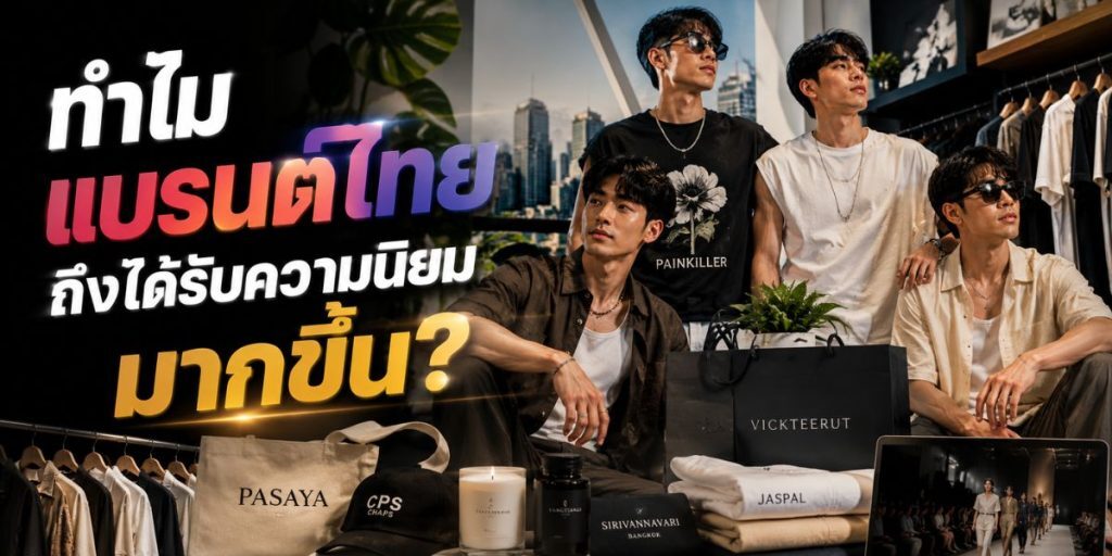แบรนด์เกย์ไทย ปี 2026: คู่มือเลือกแบรนด์แฟชั่น LGBTQ+ ไทยให้เหมาะกับสไตล์