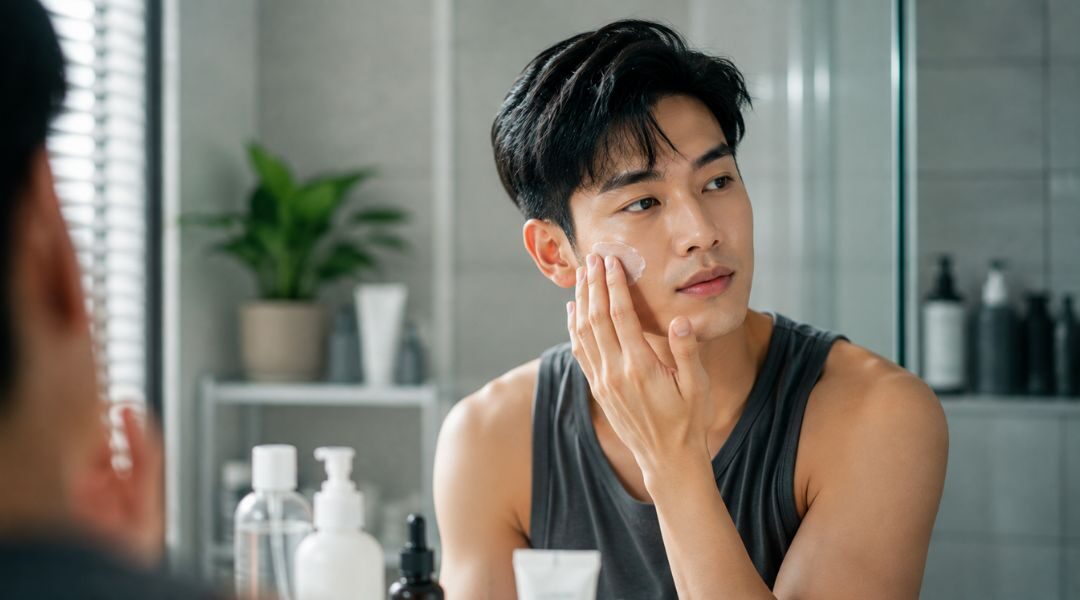 Skincare ผิวมัน เกย์ 2569: 10 เรื่องมือใหม่ต้องรู้ ลดสิว ลดมันได้จริง