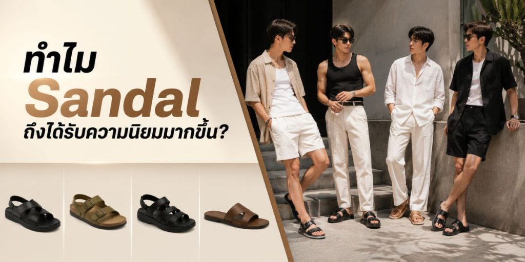 ทำไม Sandal ถึงได้รับความนิยมมากขึ้น?
