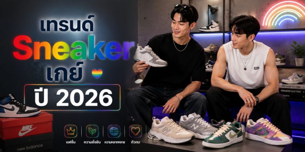 เทรนด์ Sneaker เกย์ ปี 2026