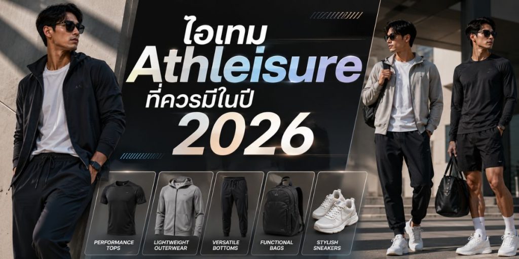 ไอเทม Athleisure ที่ควรมีในปี 2026