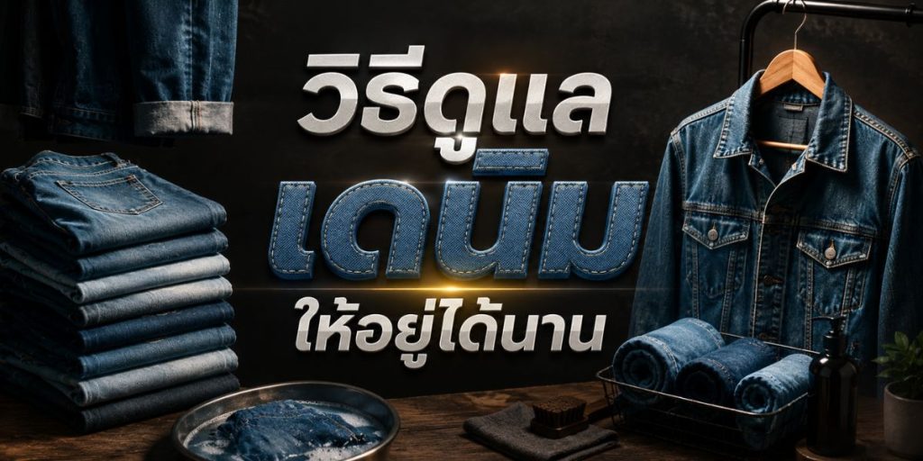 วิธีดูแลเดนิมให้อยู่ได้นาน