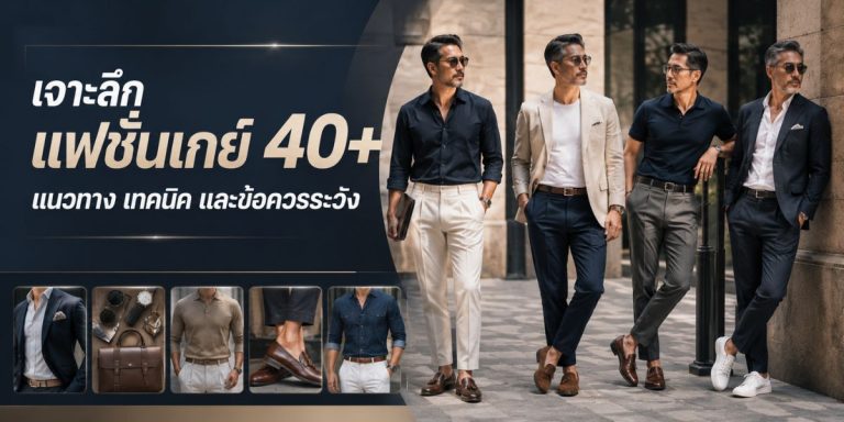 เจาะลึก แฟชั่นเกย์ 40+: แนวทาง เทคนิค และข้อควรระวัง