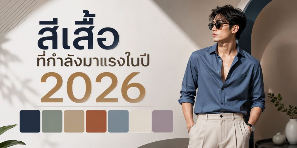 สีเสื้อที่กำลังมาแรงในปี 2026
