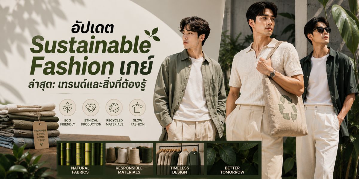 อัปเดต Sustainable Fashion เกย์ ล่าสุด: เทรนด์และสิ่งที่ต้องรู้