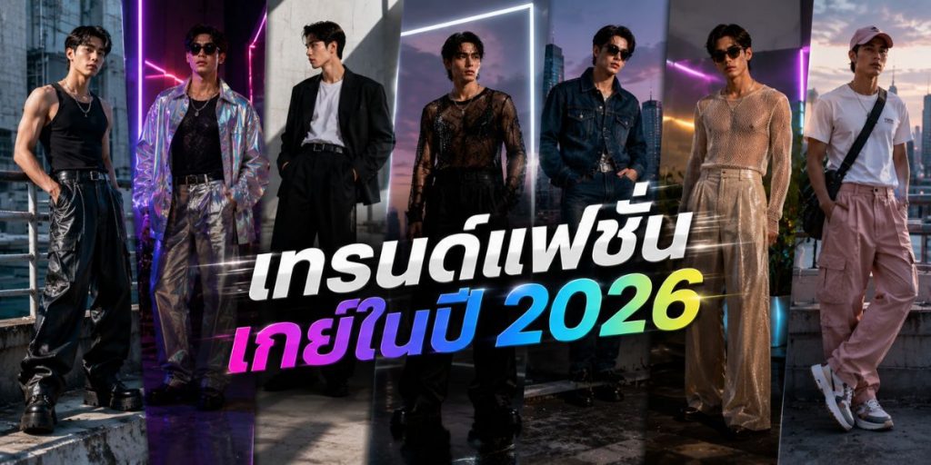 เทรนด์แฟชั่นเกย์ในปี 2026
