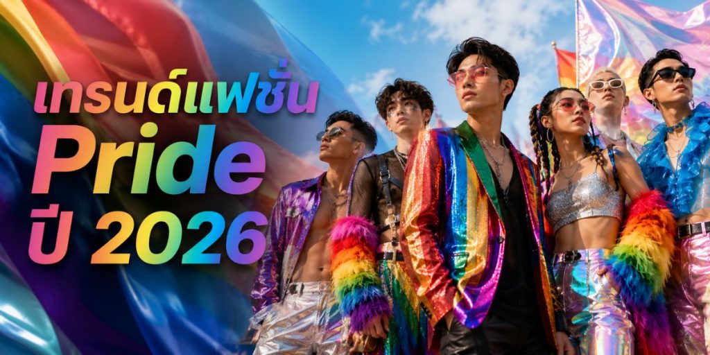 เทรนด์แฟชั่น Pride ปี 2026