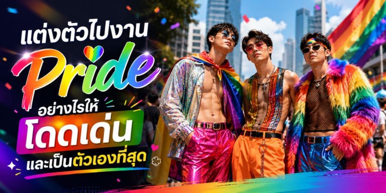 แต่งตัวไปงาน Pride อย่างไรให้โดดเด่นและเป็นตัวเองที่สุด
