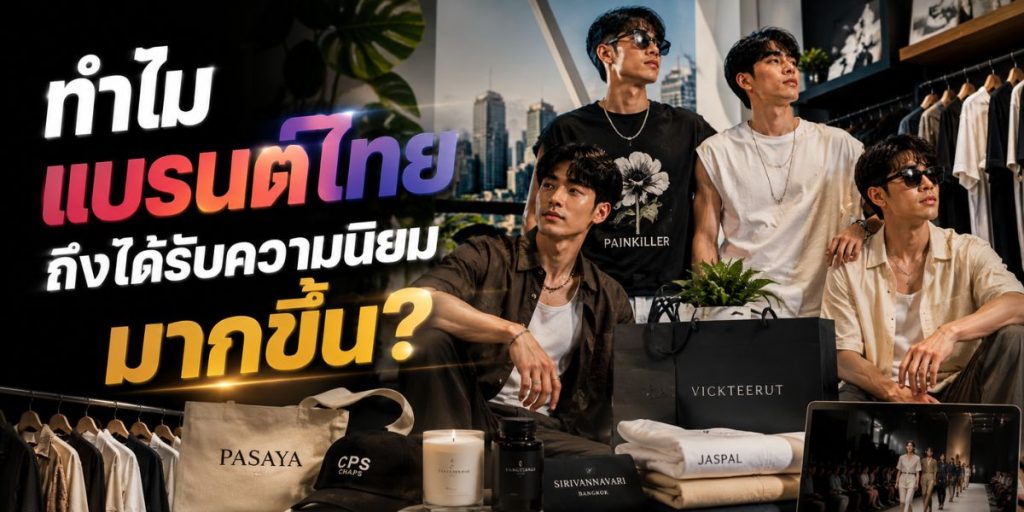 ทำไมแบรนด์ไทยถึงได้รับความนิยมมากขึ้น?