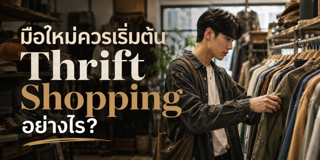 มือใหม่ควรเริ่มต้น Thrift Shopping อย่างไร?