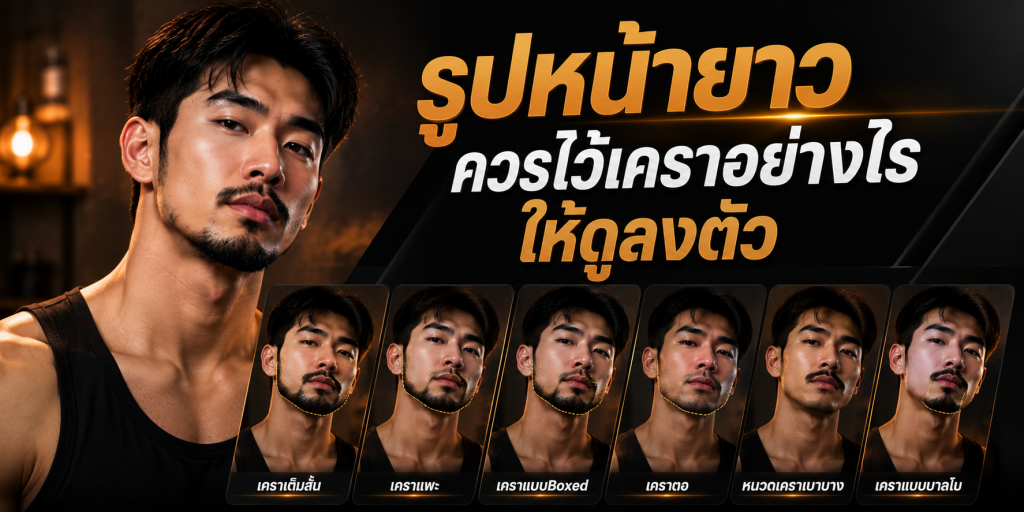 รูปหน้ายาวควรไว้เคราอย่างไรให้ดูลงตัว