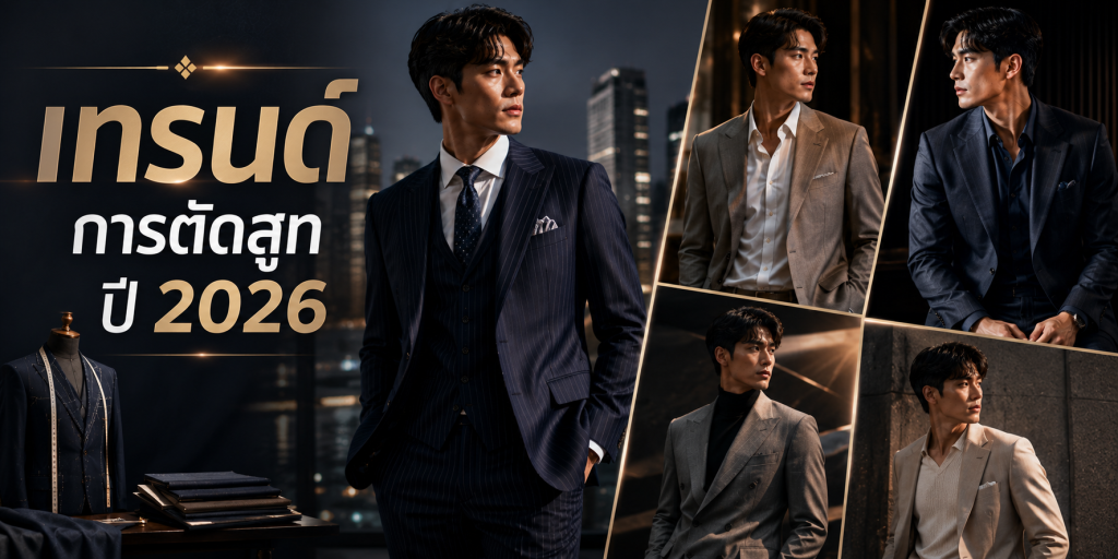 เทรนด์การตัดสูทปี 2026
